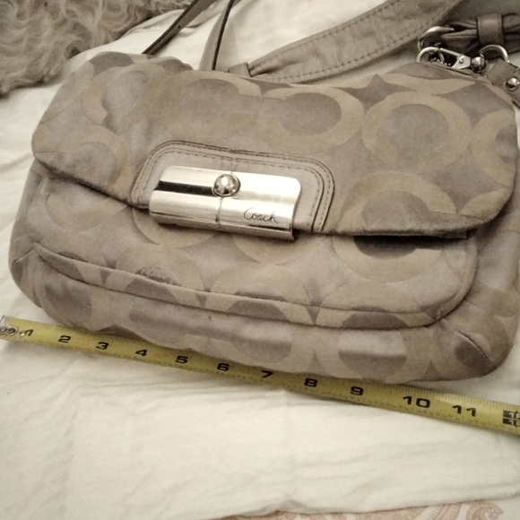Coach Kristen sateen crossbody bag. - Picture 11 of 16